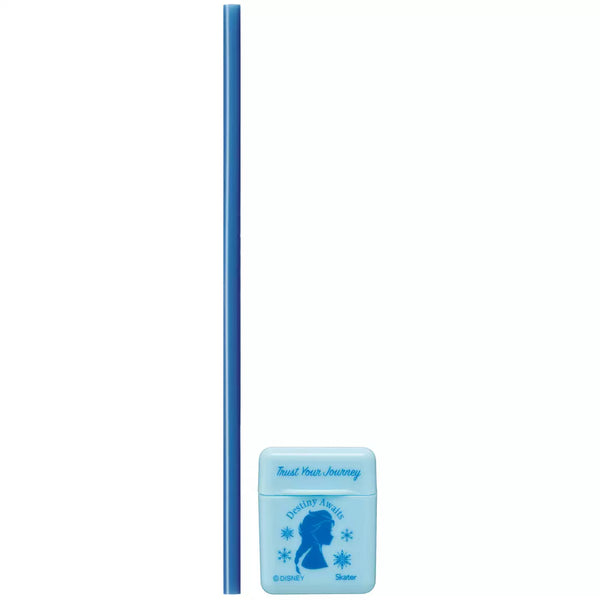 Skater Disney Frozen 2 Silicone Straw 21cm with Case