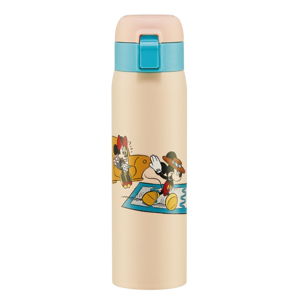 Skater Disney Mickey Mouse One-push stainless steel bottle 480ml