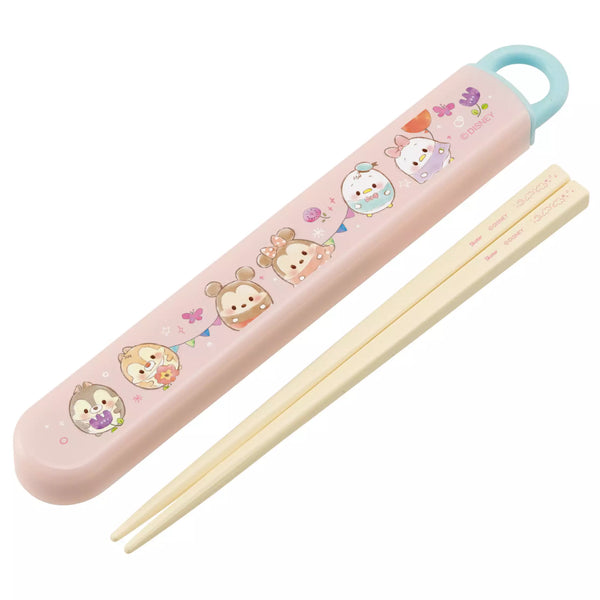 Skater Disney Mickey and Friends Ufufi Children Chopsticks Box Case Set
