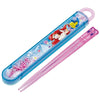 Skater Disney Princess Little Mermaid Ariel Children Chopsticks Box Case Set