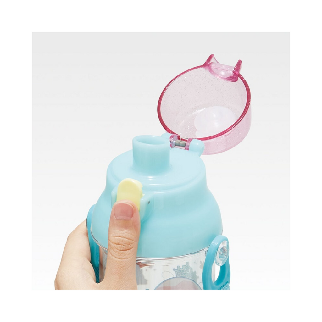 Skater Disney The Little Mermaid Ariel Transparent One Touch Water Bottle 480ml