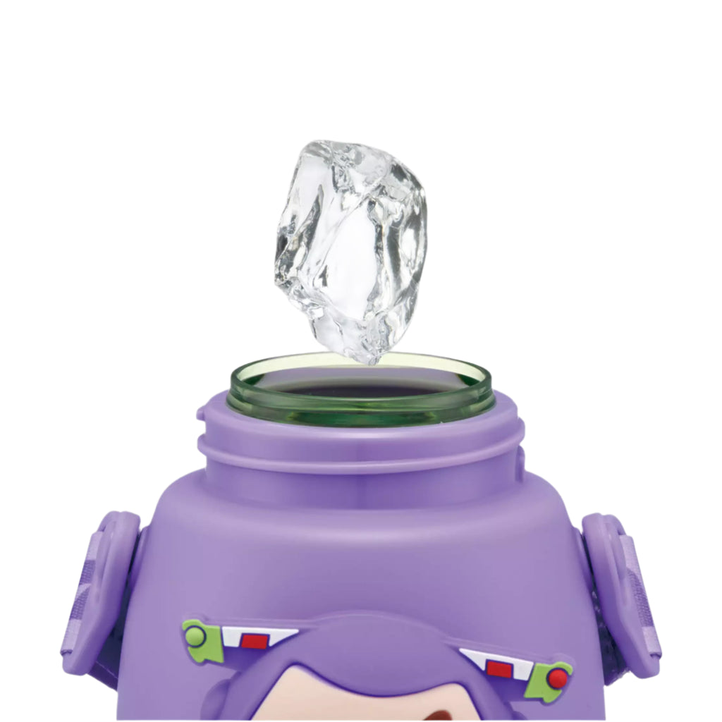 Skater Disney Tsum Tsum Buzz Lightyear 3D Mascot Straw Bottle 590ml