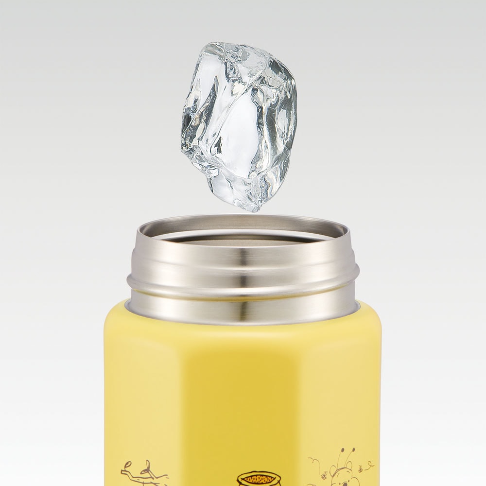 Skater Disney Winnie The Pooh Hexagonal Yellow Water Bottle 500ml