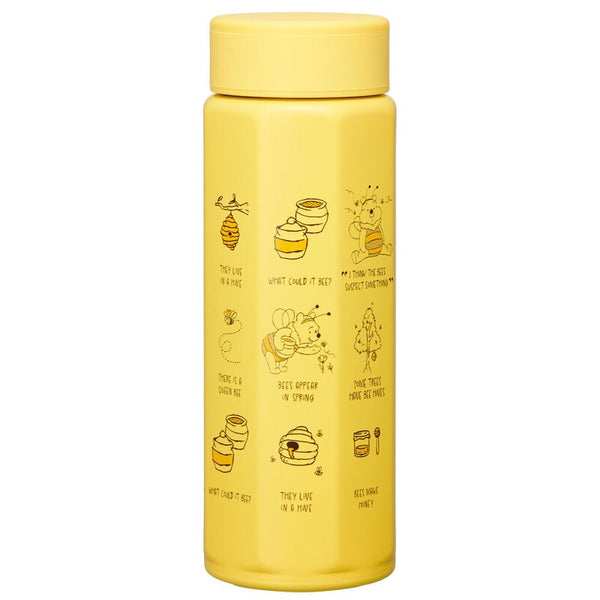 Skater Disney Winnie The Pooh Hexagonal Yellow Water Bottle 500ml