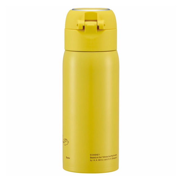 Skater Disney Winnie The Pooh Relax One Touch Straw Bottle 350ml