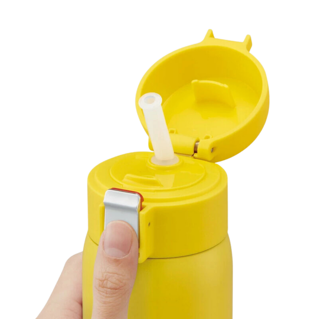 Skater Disney Winnie The Pooh Relax One Touch Straw Bottle 350ml