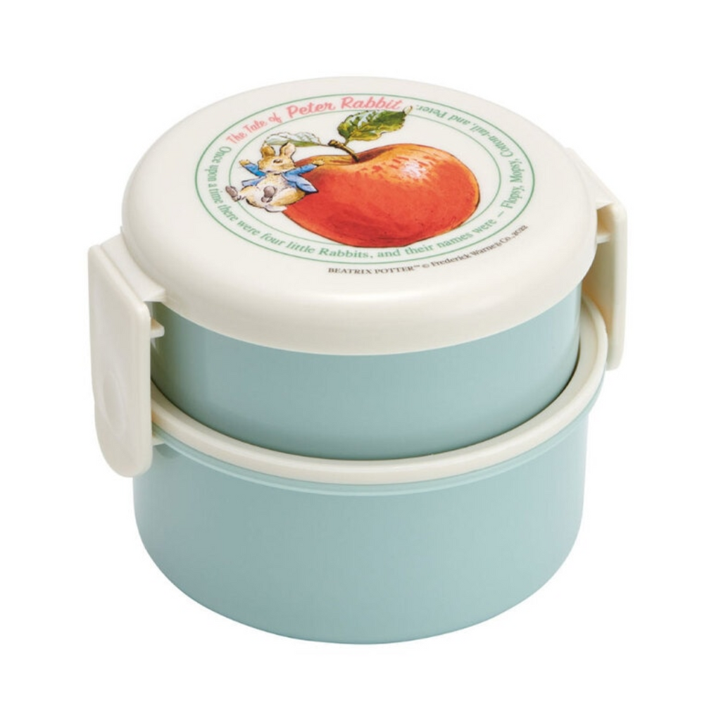 Skater Peter Rabbit 2-tier Round Bento Lunch Box 500ml