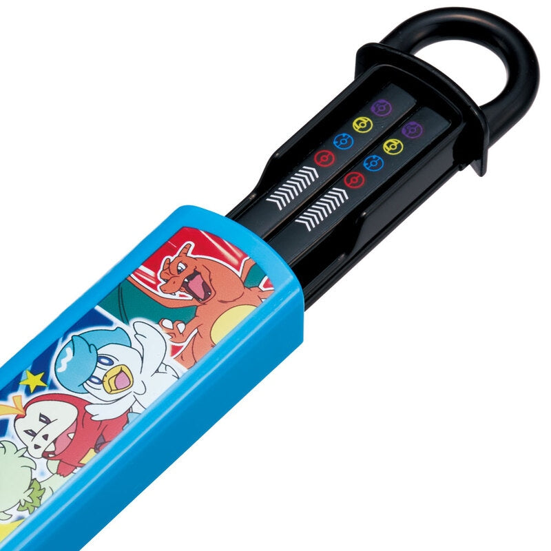 Skater Pokémon Blue Chopsticks Box Case Set