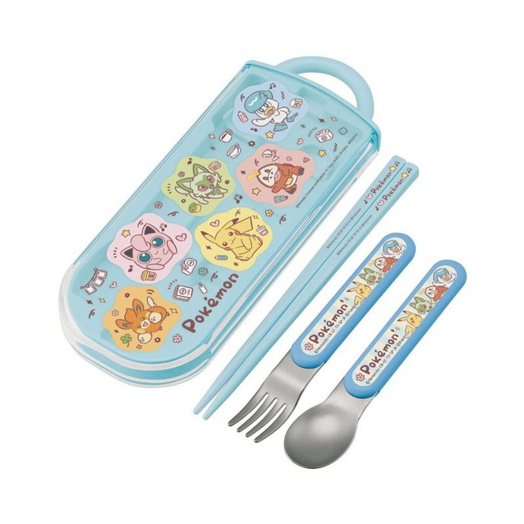 Skater Pokémon Joyful Days Children's Cutlery 3pc Set