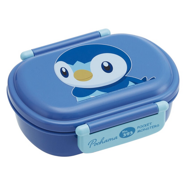 Skater Pokémon Piplup Fluffy Lid Tight Bento Lunch Box 360ml