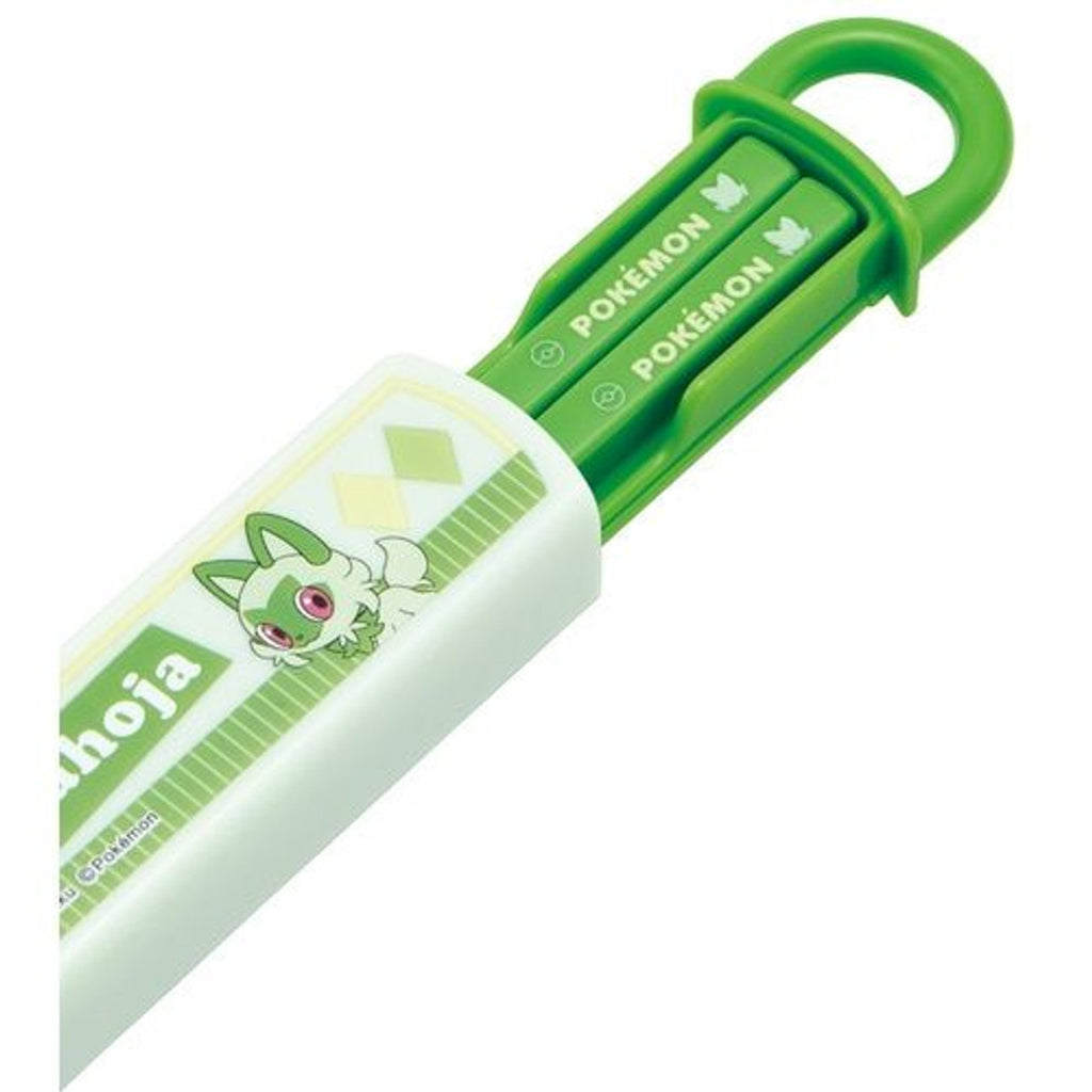 Skater Pokemon Sprigatito Children Chopsticks Box Case Set