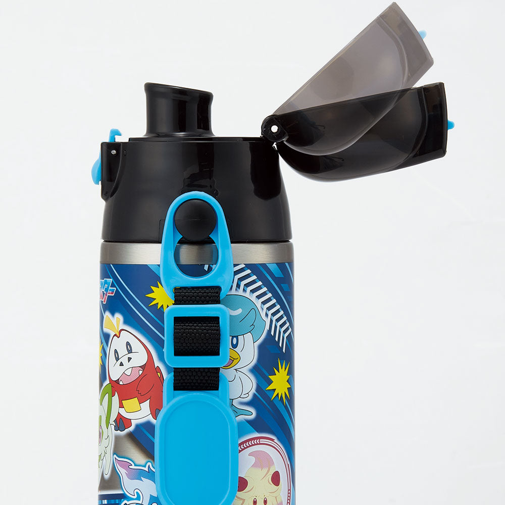 Skater Pokemon Stainless Steel Thermos Bottle with Locking Lid and Cup 580ml