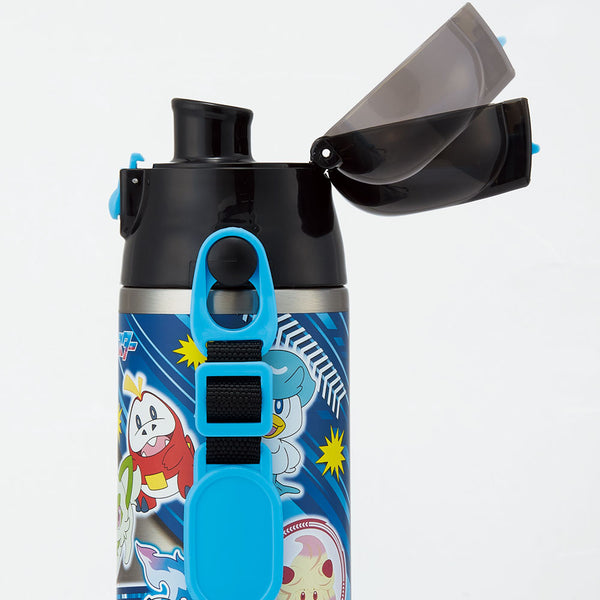 Skater Pokemon Stainless Steel Thermos Bottle with Locking Lid and Cup 580ml