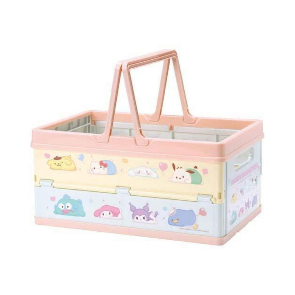 Skater Sanrio Folding Basket Storage Container