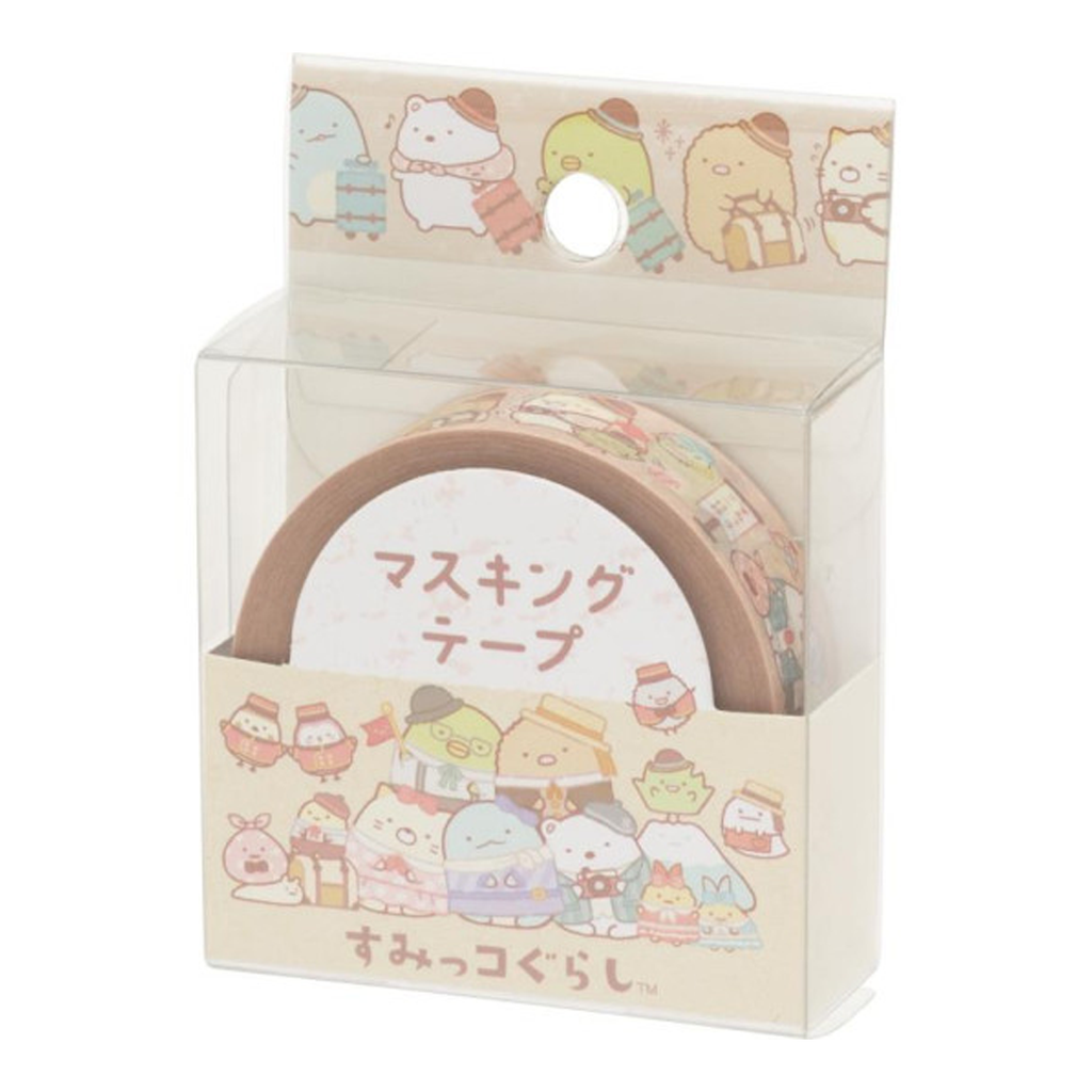 Sumikko Gurashi Retro Hotel Washi Tape