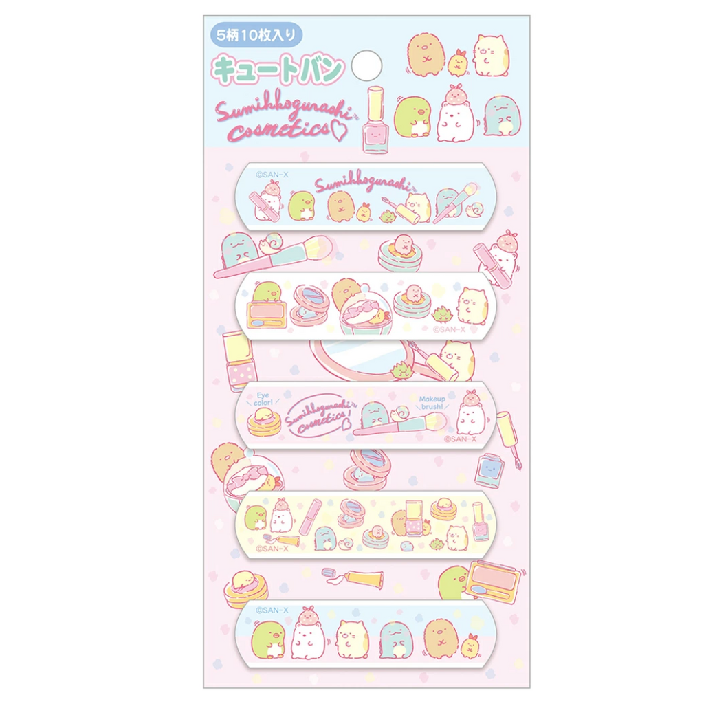 Sumikko Gurashi Cosmetics Party Adhesive Bandage 10Pcs