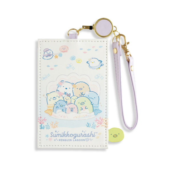 Sumikko Gurashi Penguin Lagoon Reel Pass Case