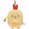 Sumikko Gurashi Ebifurai no Shippo Plush Pass Case with Reel