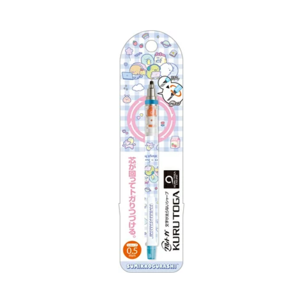 Sumikko Gurashi Plaid Kuru Toga Mechanical Pencil