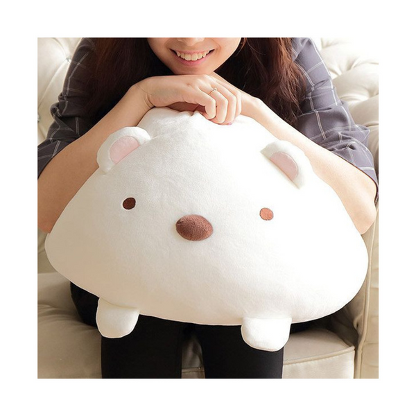 Sumikko Gurashi Shirokuma super mochi Plush cushion 45.5 cm