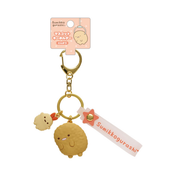 Sumikko Gurashi Tonkatasu & Ebifurai No Shippo Mascot Keychain