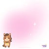 Twinkle Glory soft pink pastel gradient aesthetic notepad with cute animal character and sparkle accents.