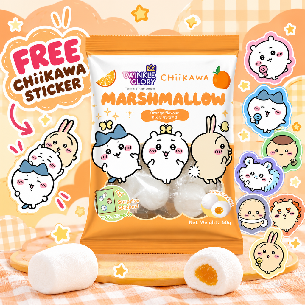 Twinkle Glory Chiikawa Marshmallow Orange Flavour
