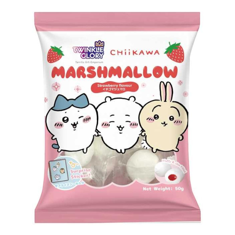 Twinkle Glory Chiikawa Marshmallow Strawberry Flavour