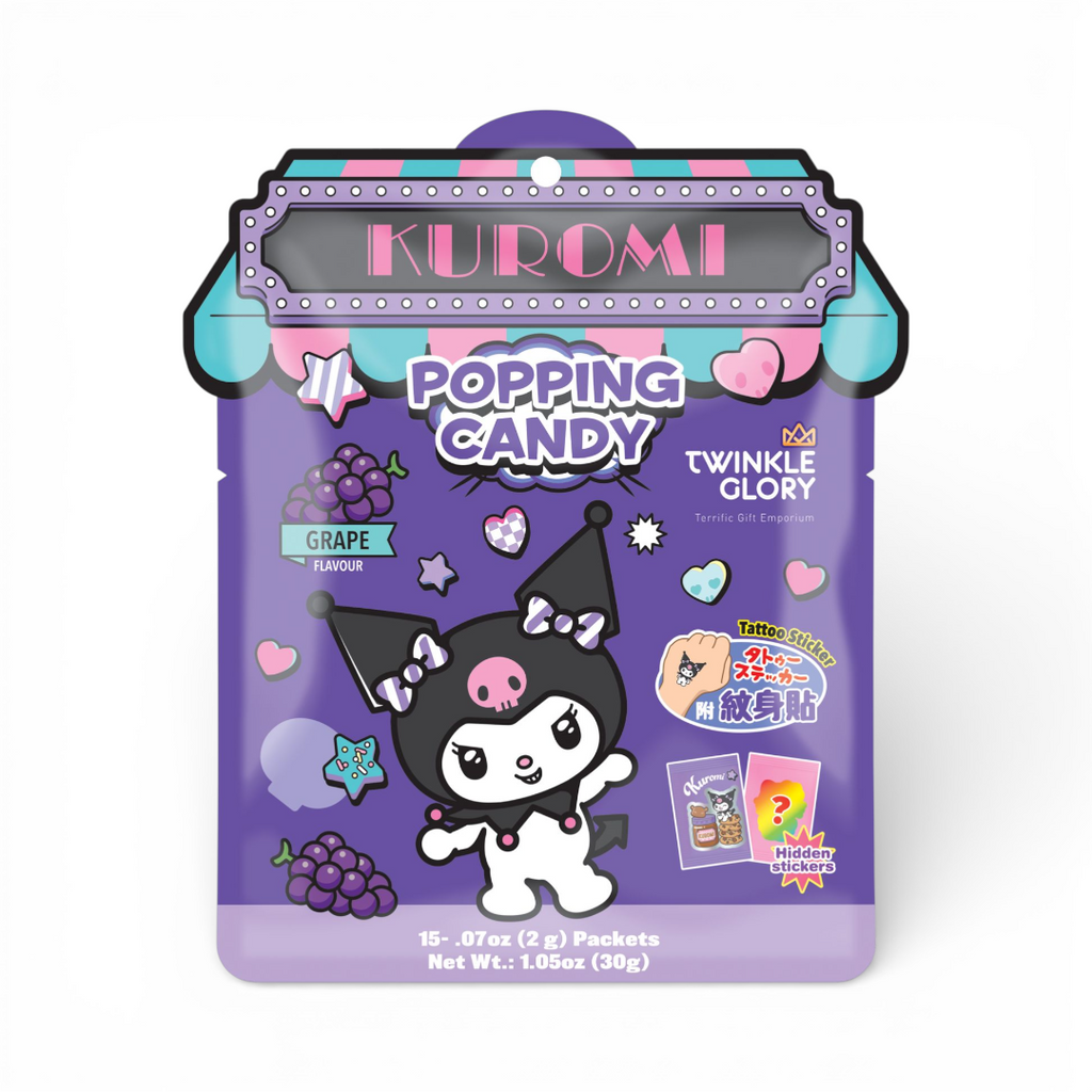 Twinkle Glory Hello Kitty and Friends Grape Popping Candy