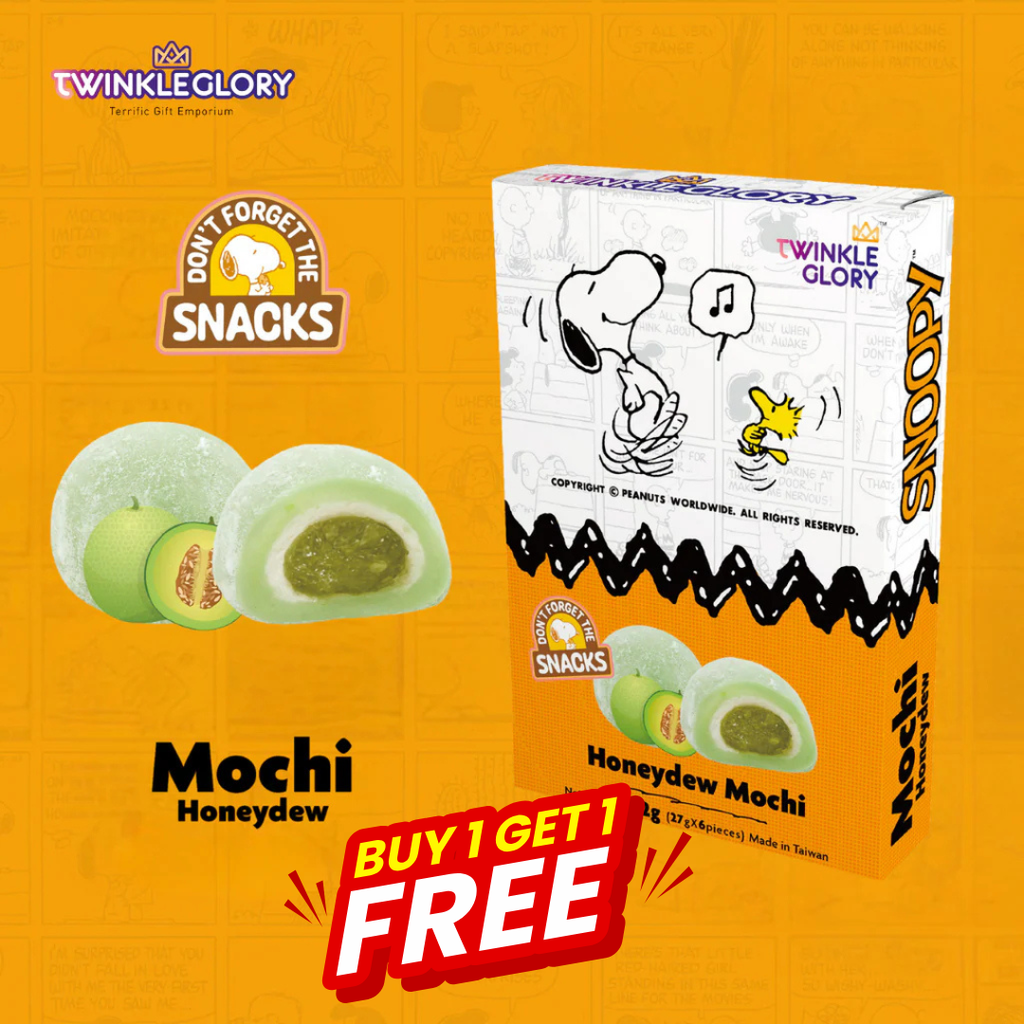 Twinkle Glory Peanuts Snoopy Assorted Mochi Buy 1 Get 1 Free