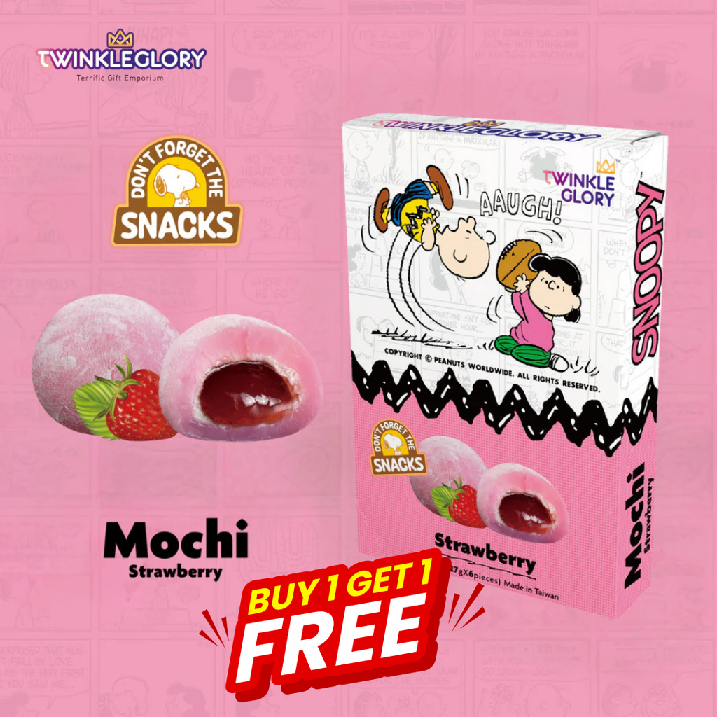 Twinkle Glory Peanuts Snoopy Assorted Mochi Buy 1 Get 1 Free