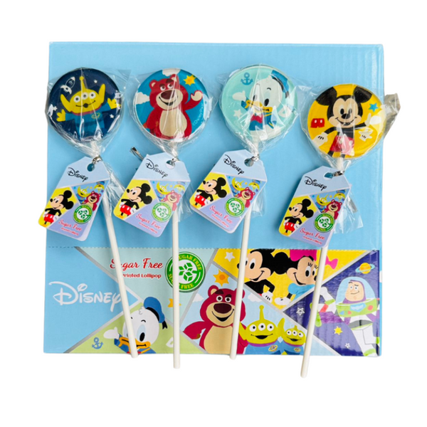Disney Characters Sugar Free Printed Lollipop 20g (Random Pick)