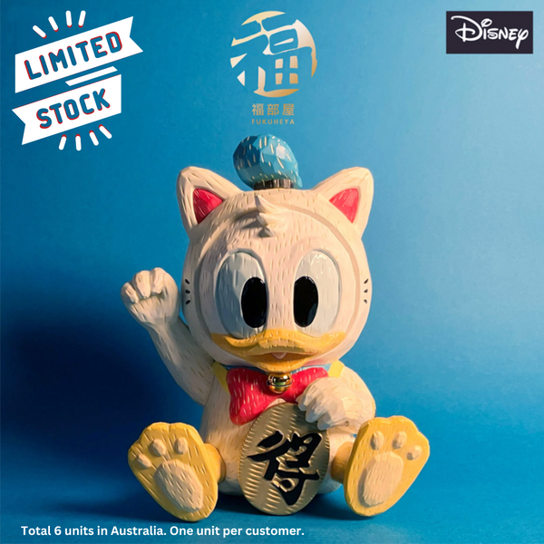Disney Donald Duck Fukuheya Maneki Neko Figure 18.8cm