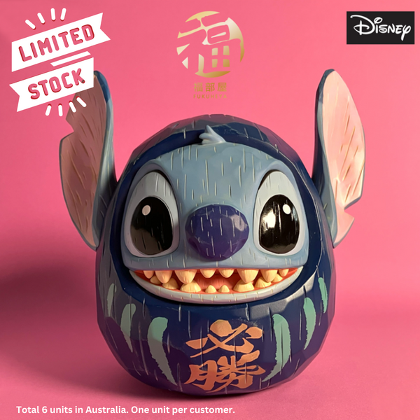 Disney Stitch Fukuheya Daruma Figure 16.8cm