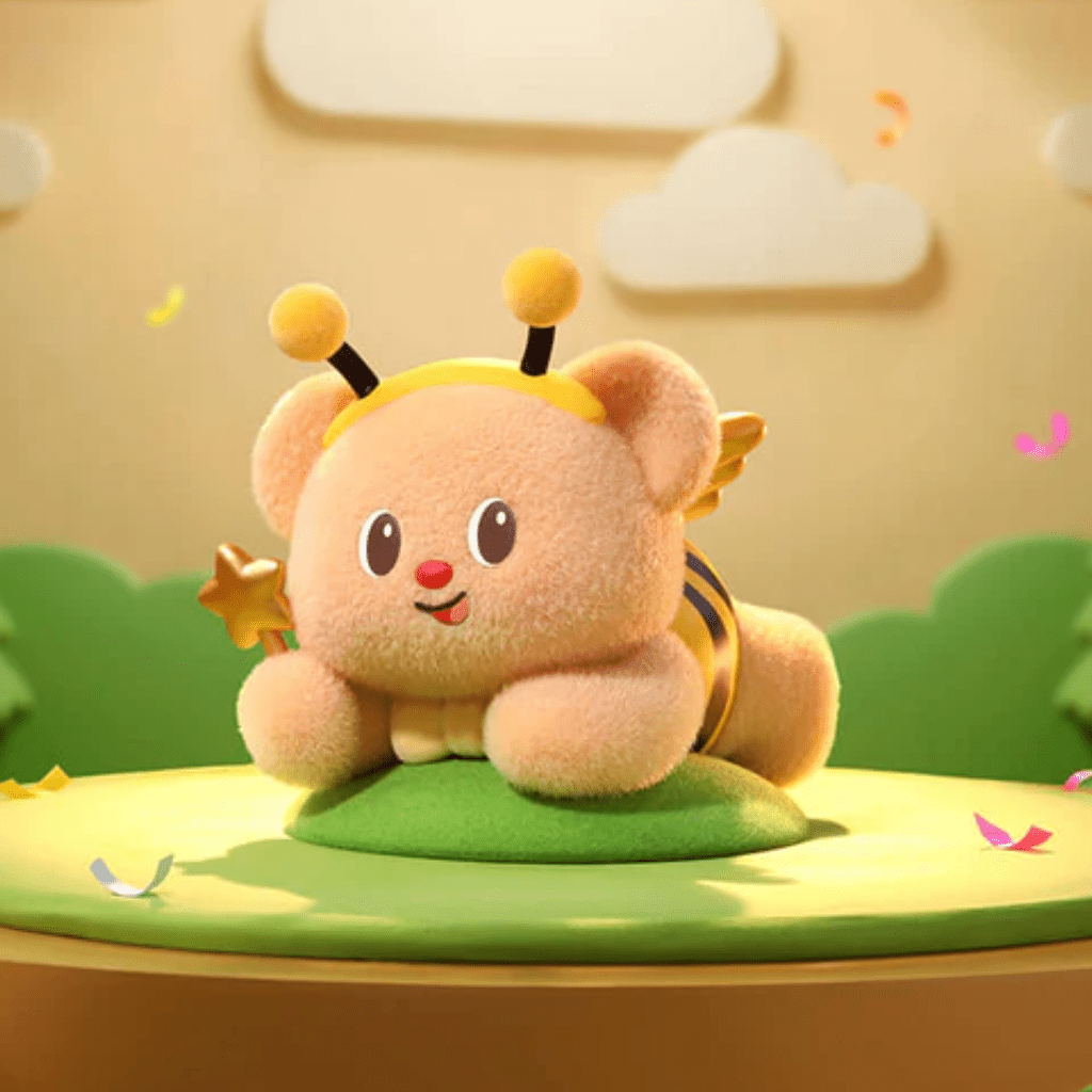 Funism Butterbear Adorable Influencer Series Figures Blind Box - Twinkle Glory