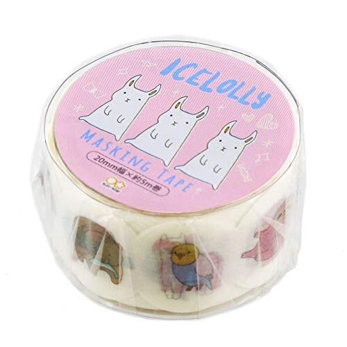 Ice Lolly Masking Washi Tape - Animal Edition