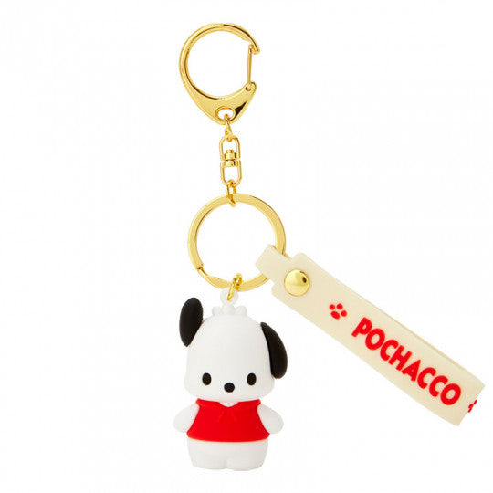 SANRIO ORIGINAL Embroidered Acrylic Keychain Pochacco - Little Orange SANRIO ORIGINAL Embroidered Acrylic Keychain Pochacco - Little Orange