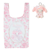 Twinkle Glory Sanrio My Melody white and pink strawberry tea time eco shopping bag with matching mascot plush charm