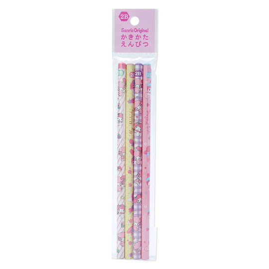 Sanrio My Melody 2B Pencil 4pcs Set