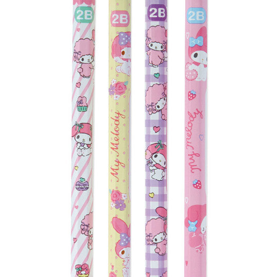 Sanrio My Melody 2B Pencil 4pcs Set