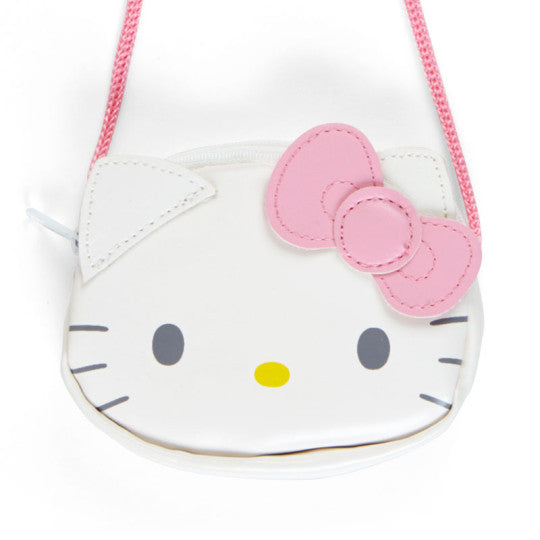 Sanrio Hello Kitty Face Coin Purse Pouch With Rope