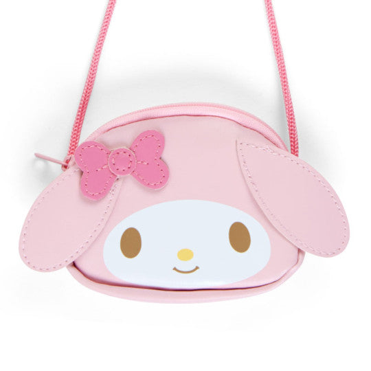 Sanrio My Melody Face Coin Purse Pouch With Rope
