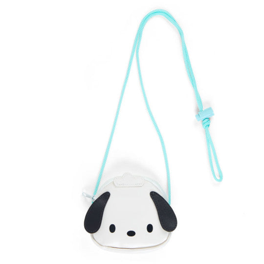 Sanrio Pochacco Face Coin Purse Pouch With Rope