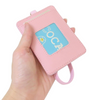 Twinkle Glory Sanrio My Melody pink synthetic leather retractable pass case held in hand