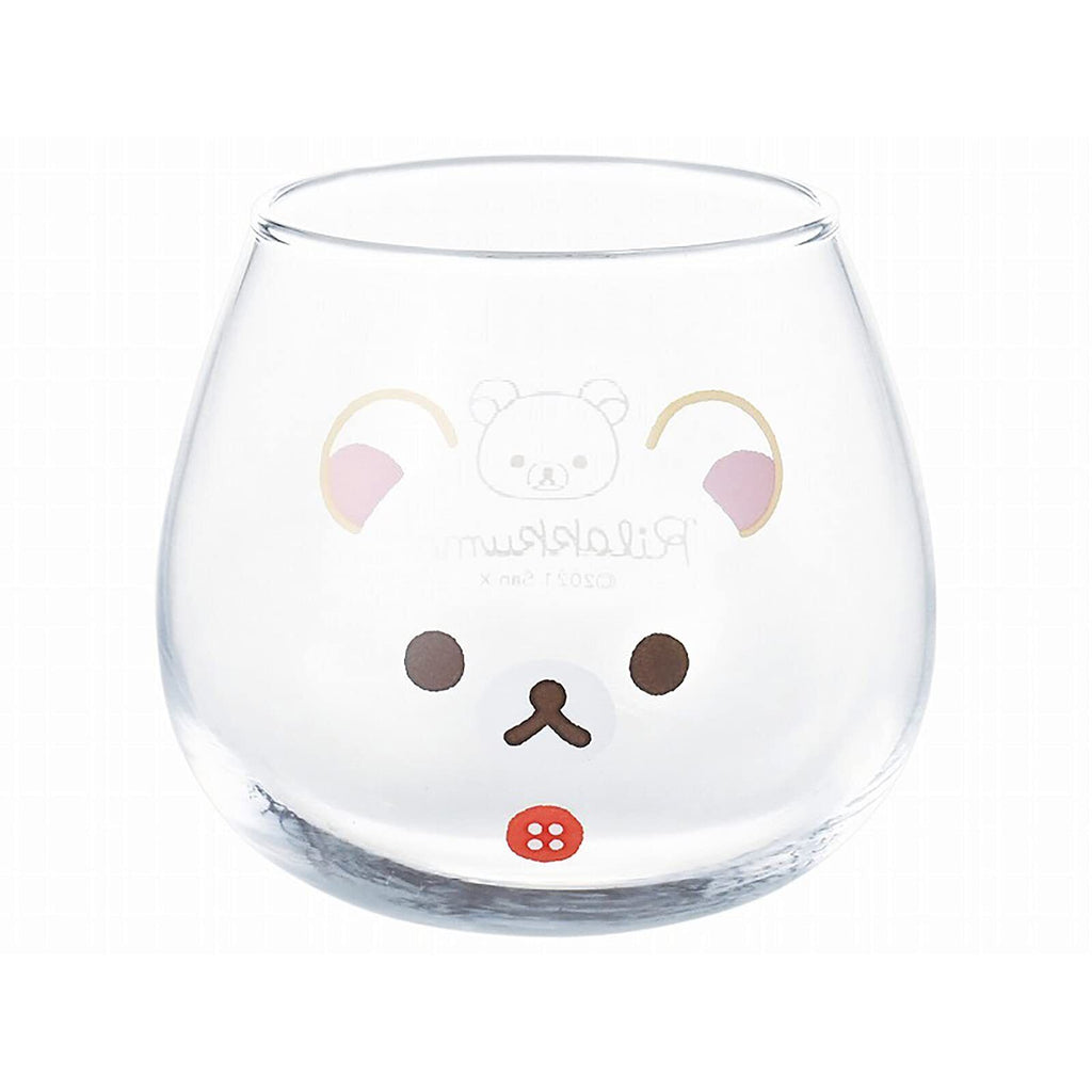 Kanesho Korilakkuma Face Glass Tumbler 320ml