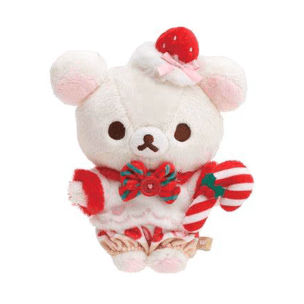 Kiiroitori Strawberry Candy Cane Plush - Twinkle Glory