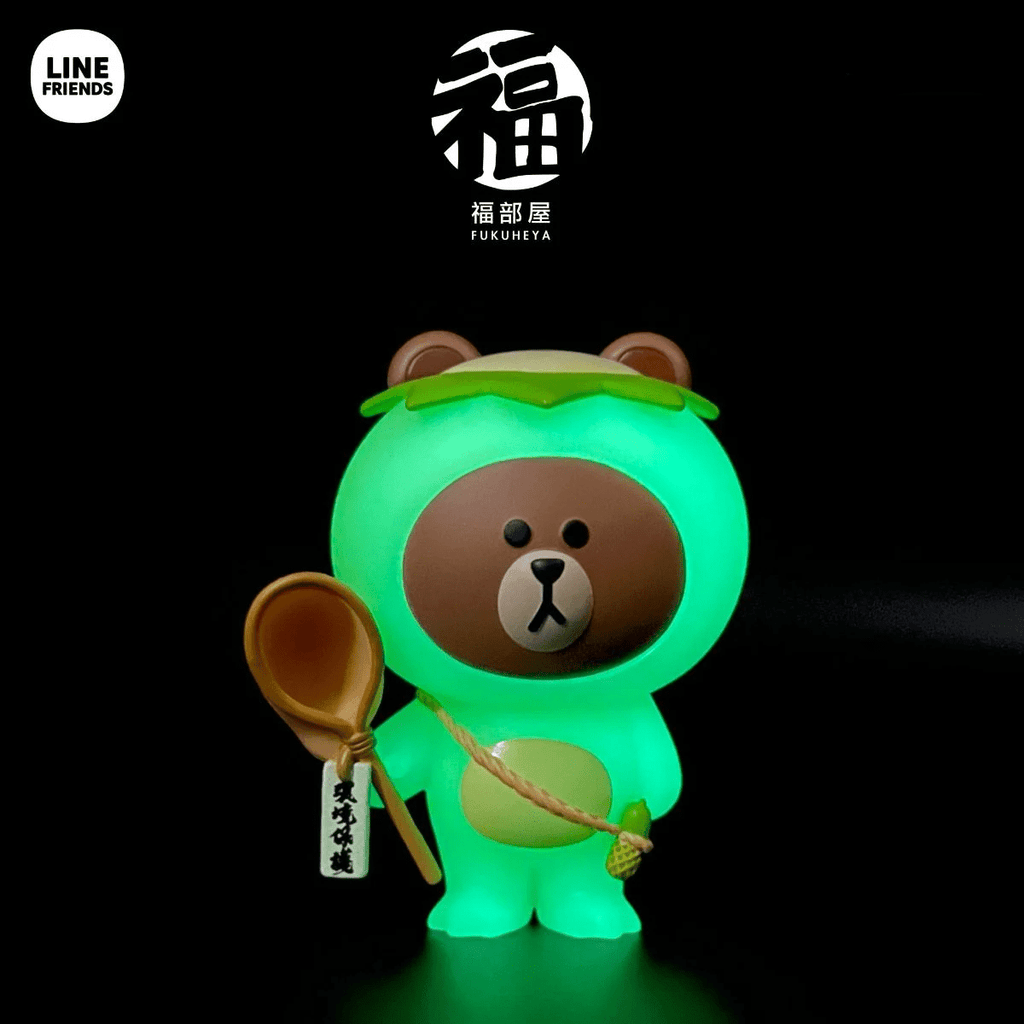Line Friends Fukuheya Good Luck Brown Figure Blind Box - Twinkle Glory
