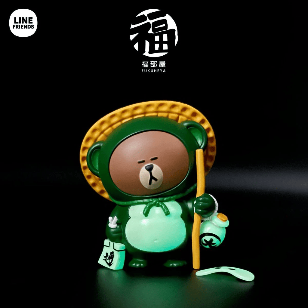 Line Friends Fukuheya Good Luck Brown Figure Blind Box - Twinkle Glory