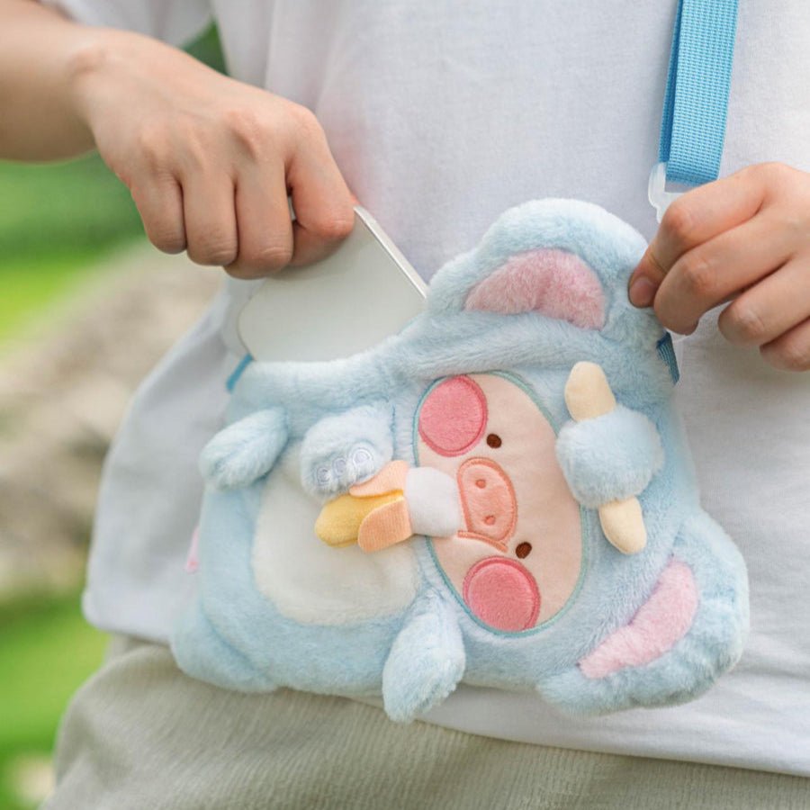 LuLu the Piggy Animal Party Elephant Lu Plush Crossbody Bag - Twinkle Glory