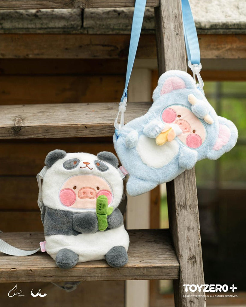 LuLu the Piggy Animal Party Elephant Lu Plush Crossbody Bag - Twinkle Glory